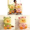 Pig Frog Dududuck Plush Toy Cartoon Stuffed Doll Bedroom Decoration Gift Kids