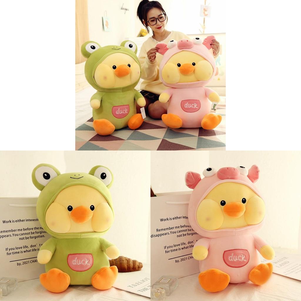 Pig Frog Dududuck Plush Toy Cartoon Stuffed Doll Bedroom Decoration Gift Kids