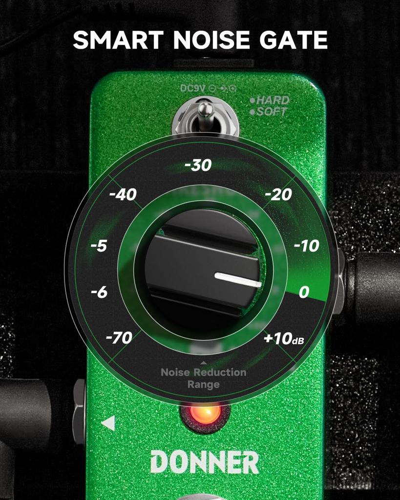 Donner Noise Gate Effector Guitar Pedal 2 Modes Noise Killer (Noise Gate)