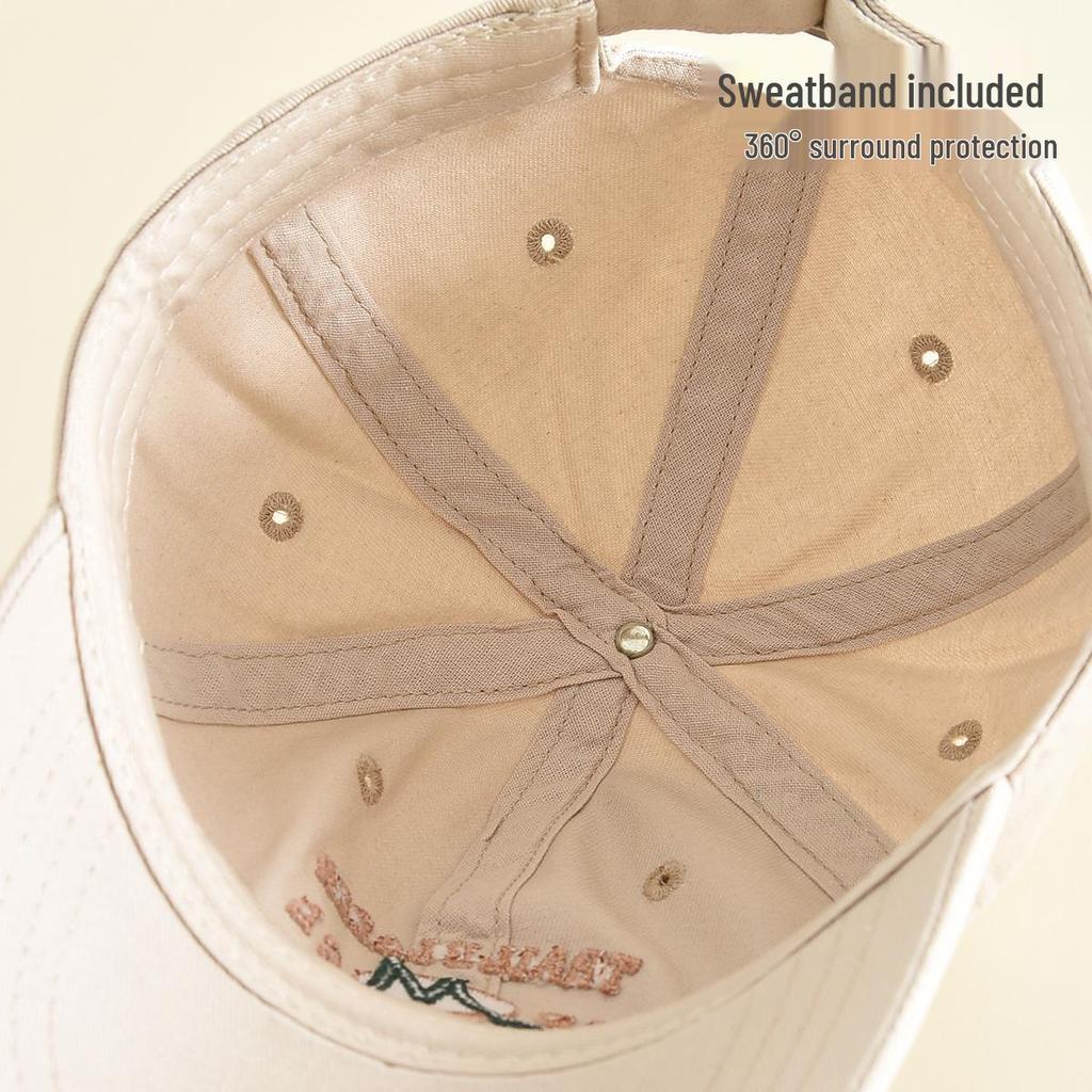 Однотонная детская бейсболка - Ветрозащитная и солнцезащитная кепка для улицы