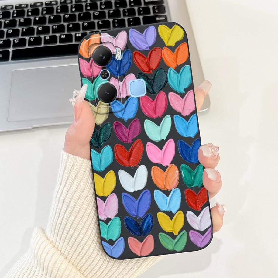 Чехол для Infinix Hot 12 Pro Play Cover X668 X6816 Мягкий Жидкий Силикон Защита Камеры Чехлы Для Infinix Hot 12i Hot12 Play Capa