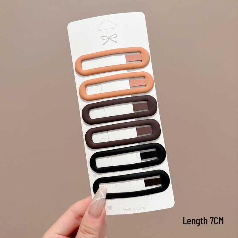 Матовая невидимка для женщин – Высококачественная заколка для детских волосков, лба и боковой челки