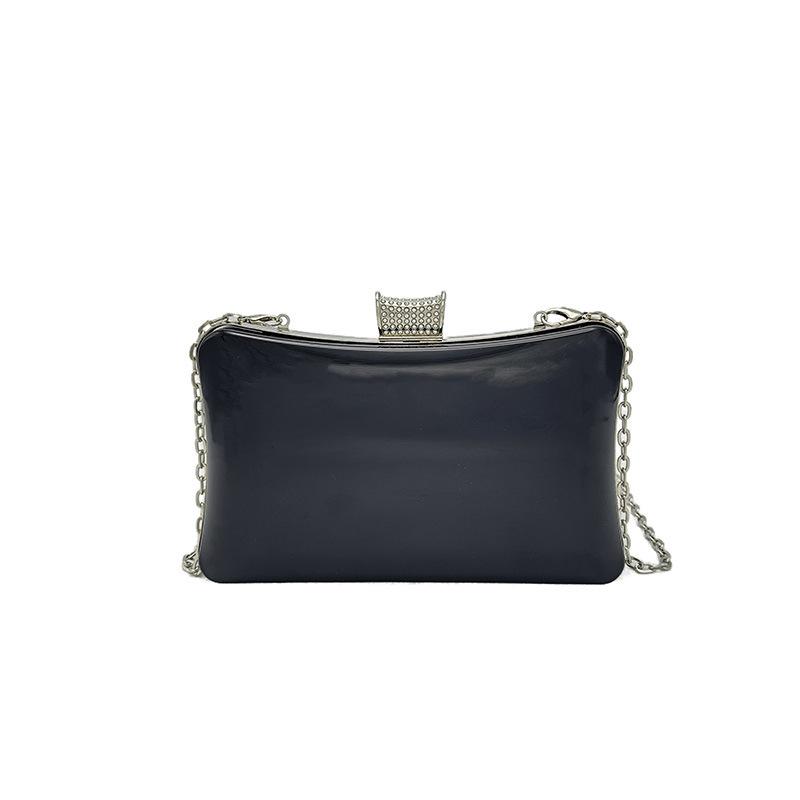 Женская акриловая сумка через плечо с цепочкой, мини-коробка, нишевый дизайн, вечерний клатч, роскошная сумка, забавная сумка для ужина