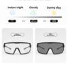 Anti-Fog Full Framework TR90 Cycling Glasses Outdoor Sports Running Unisex Photochromic Goggles Windproof & Sand proof UV