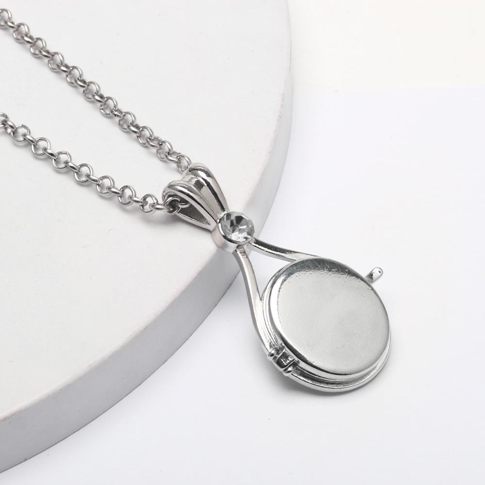 Аниме-тематическое ожерелье с магнитной подвеской в виде ракушки русалки с отпечатком красного песка