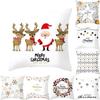 Наволочки с рождественской тематикой Аксессуары для автомобиля Офис Санта-Клаус Гостиная Диван Домашние наволочки