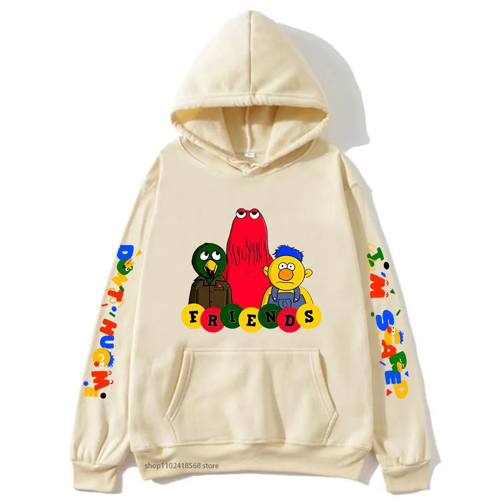 Толстовки Meme-dont Hug Me Im Scared с рисунком из мультфильмов, женские, мужские, унисекс, одежда Sudaderas