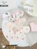 7-слойный хлопковый нагрудник-лепесток для новорожденных, двусторонний, корейский стиль, для мальчиков и девочек
