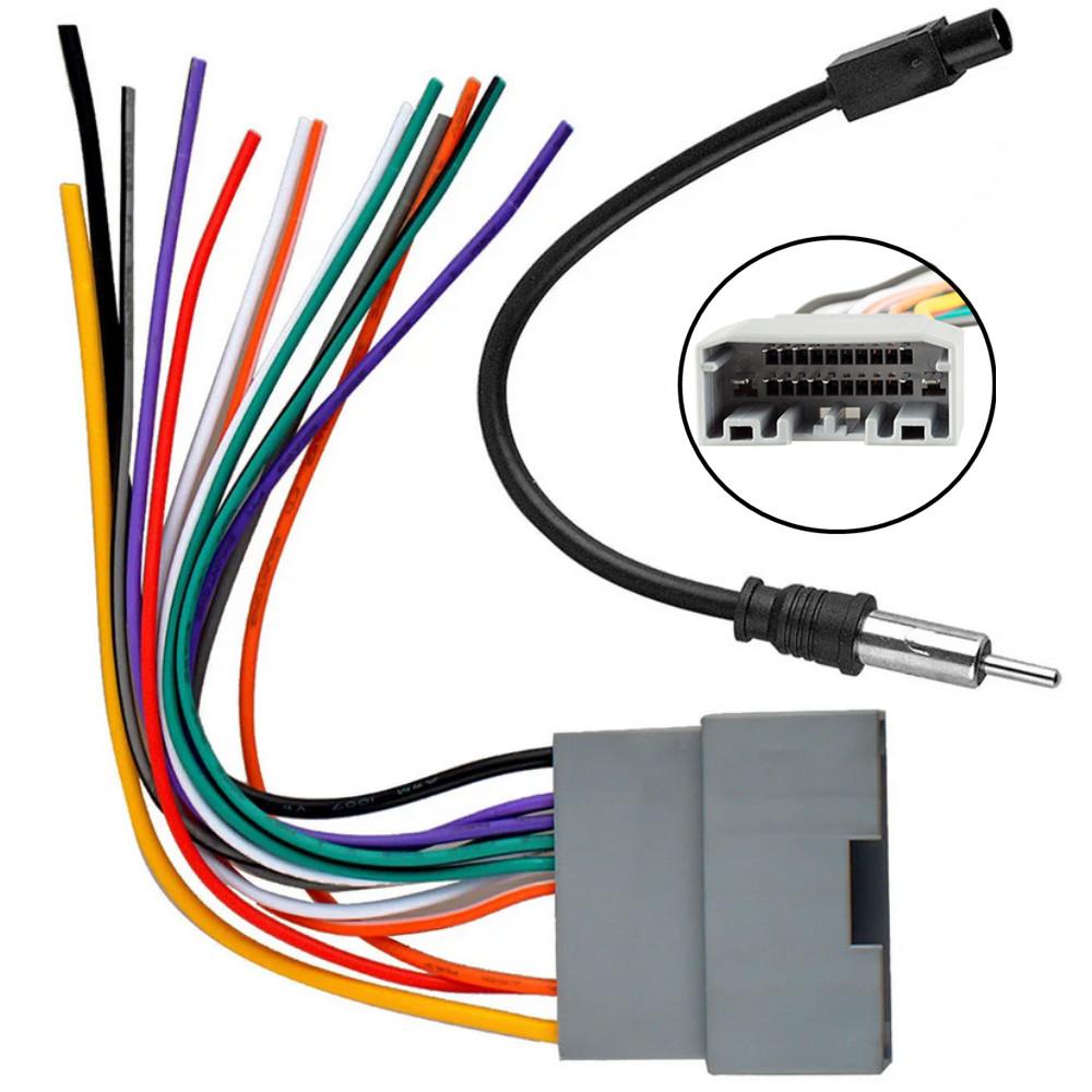 Автомобильный стерео радио кабель адаптер жгут проводов и антенна для Jeep Dodge Wrangler