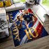 Star Player Kylian Mbappé Carpet Suitable for Bedrooms Outdoor Kitchen Dining Room Anti-slip Rug Office home decor Perfect Birthday Christmas Gift Ide