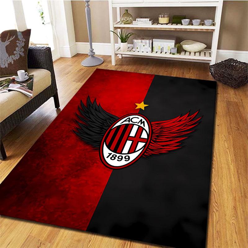 Ковер AC Milan для гостиной, спальни, дома, украшение дивана, нескользящий коврик для игр детей