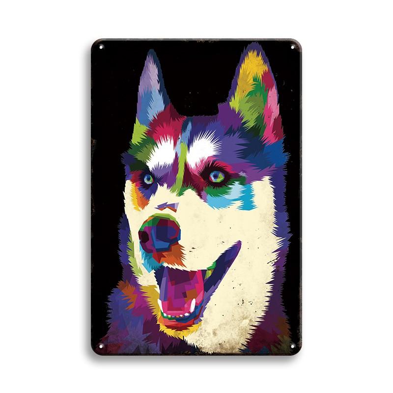 INEED винтажная табличка для домашних животных, кошка, собака, металлическая жестяная вывеска, паб-бар, домашний декор, Лев, корги, овчарка, художественный постер, Ретро Декор, настенная железная пластина