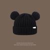Hat Women's Autumn and Winter Wool Hat Stacking Hat Cold Hat Couple Baotou Hat Knitted Hat Spring and Autumn Confinement Hat Big Head Circumference