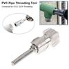 1Pcs Detachable PVC Pipe Threader Aluminium Thread Maker Tool  Electric Drill Accessory