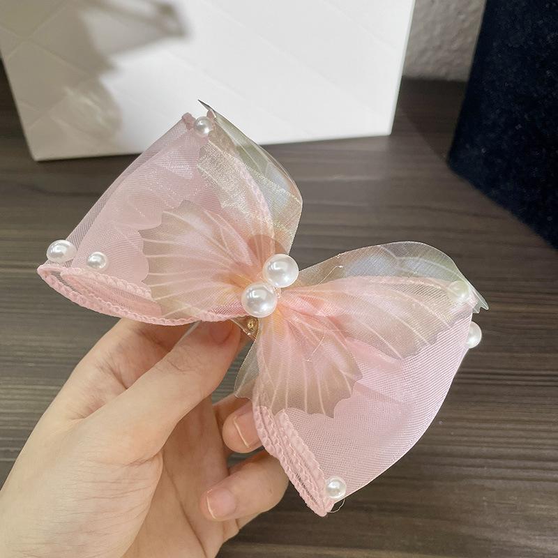 Новая китайская супер фея бабочка пучок А-образная заколка для волос женская новая заколка для волос затылок утиный клюв заколка головной убор