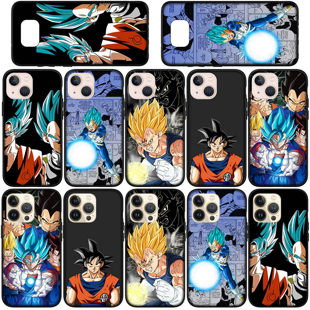 Чехол для телефона Samsung Galaxy S25 S24 S23 iPhone 16 15 Xiaomi Redmi Note 14 13 12 16E 11 Pro Max XR OPPO Moto Huawei Dragon Ball Vegeta IV Goku Cover