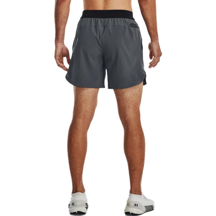 Under Armour Solid Woven Fitness Training Shorts Men Shorts Gray 1376782-012