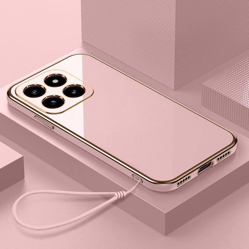 Для Xiaomi 14T Pro Чехол Xiaomi 14T Чехол для телефона Mi 14T Pro Чехол 14t Роскошный квадратный чехол с защитой от ударов Силиконовый чехол-накладка Fundas