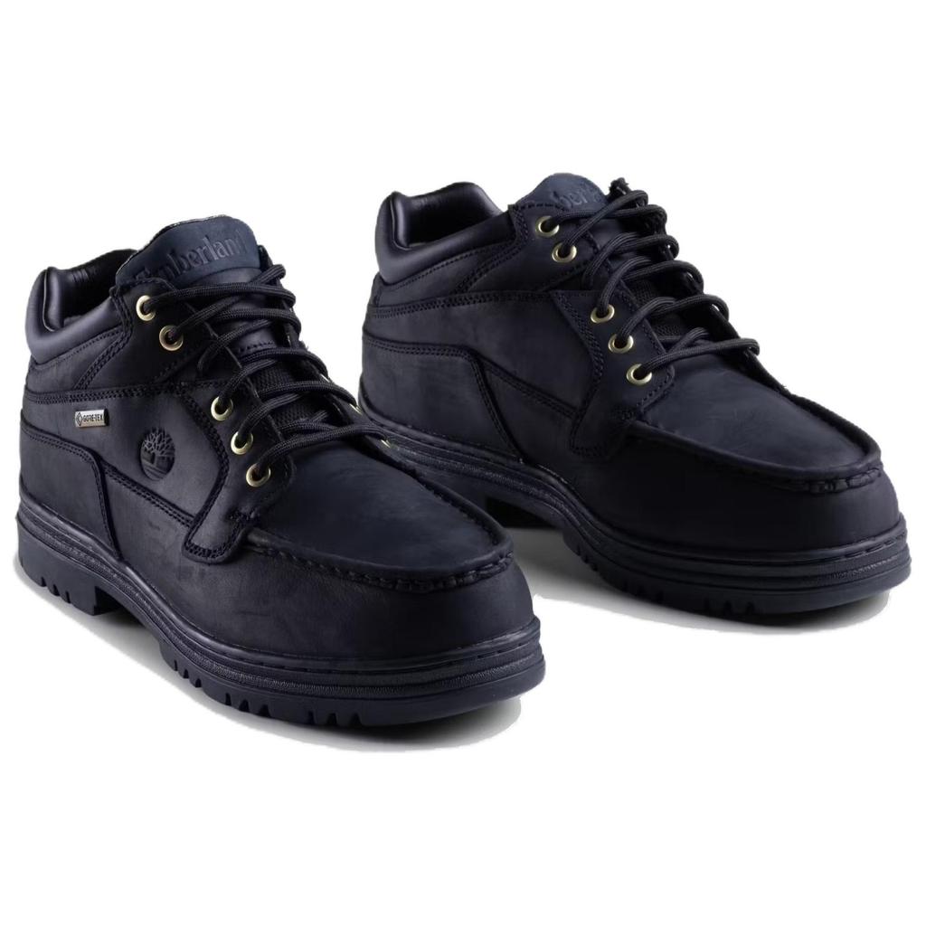 Timberland 3-Eye Lug Gtx Boat Shoe Light Beige Full Grain Classic Comfortable Slip Resistant Durable Low Top Casual Shoe Men Shoes Black A2JU5-W02