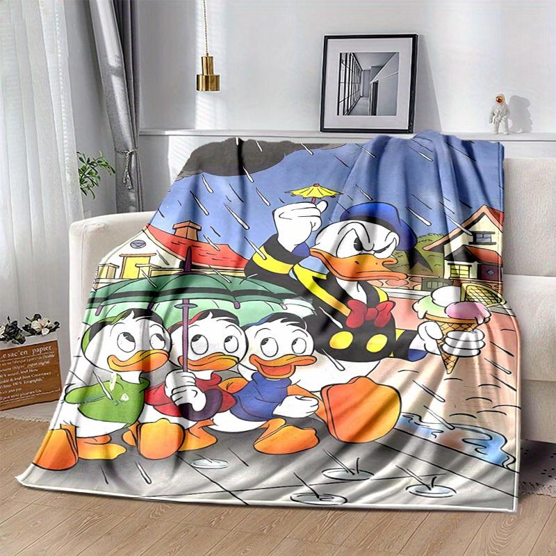 1pc. Cartoon Duck Family Design Blanket, Seasonal Universal Home Decorative Throw Blanket for Room, Gift Idea for Friends and Family, Cozy a