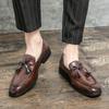 FashionMen Driving Moccasins Comfortable Slip On Tassel Loafer Shoes Men Casual Shoes Leather Loafers Office Shoes Big Size 38-46