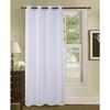 Blackout Curtain - Plain Sand Effect - 100% Polyester - 140 X 260 Cm - White