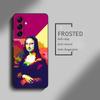 Art Mona Lisa smile Hot Phone Case For Samsung Galaxy S26 S25 S24 S23 S22 S21 Plus Ultra Note20 Soft Black