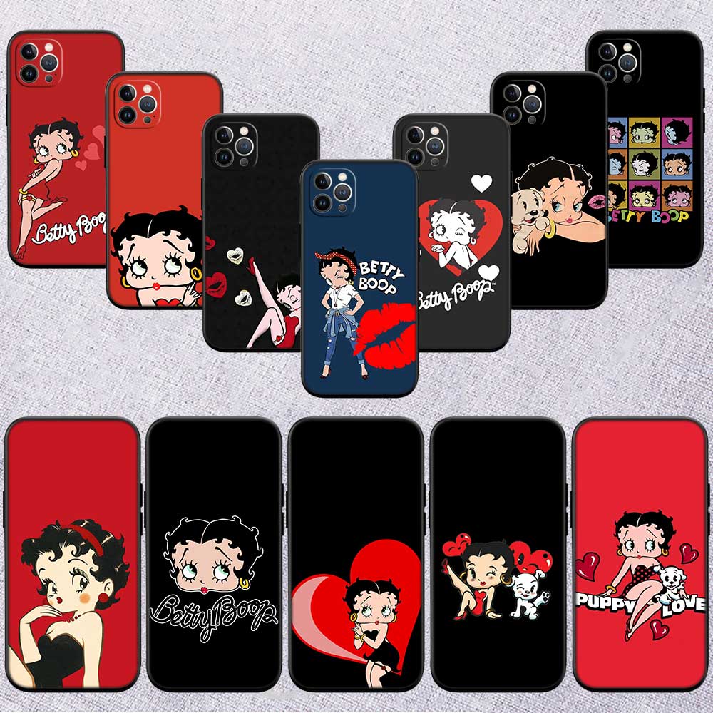 UP10 B-Bettys Art B-Boops Case for Samsung Galaxy M06 M15 M16 M35 M55 M56 A36 A42 A50 A50S A51 A52 A32 A33 A05 A05S A06 A16 A20