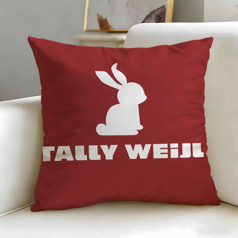 Popular Ttally Weijler Cushion Cover Soft EasyWash Pillow Case Versatile for Couch Bed Travel and Office