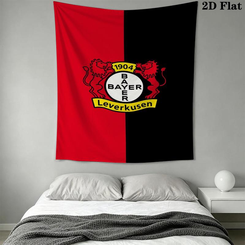 Bayer 04 Leverkusen Wall Tapestry Aesthetic Wall Hanging Printed Fabric Blanket Decorative Tapestries for Bedroom Living Room Home Decor
