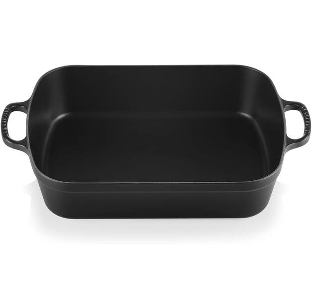 Жаровня чугунная Le Creuset 37 см 6,6 л черная матовая (20184370000422)