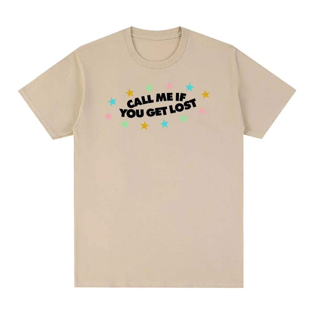 Call Me If You Get Lost Vintage T-shirt Hip Hop Cotton T Shirt Tee Tshirt WoTops