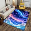 Cosmic Sky with Planets suitable as a non-slip mat for the living room or bedroom sofa