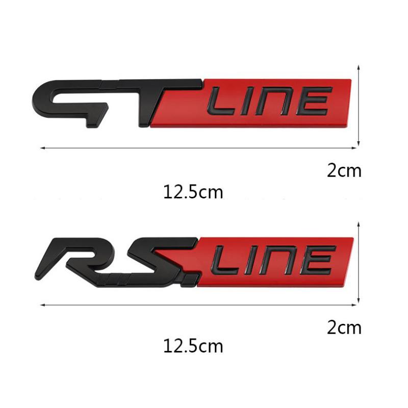 3D автомобильный металлический значок RS GT Line, эмблема, наклейки, наклейка для Renault Clio Megane Scenic laguna Logan Koleos Sandero Safrane