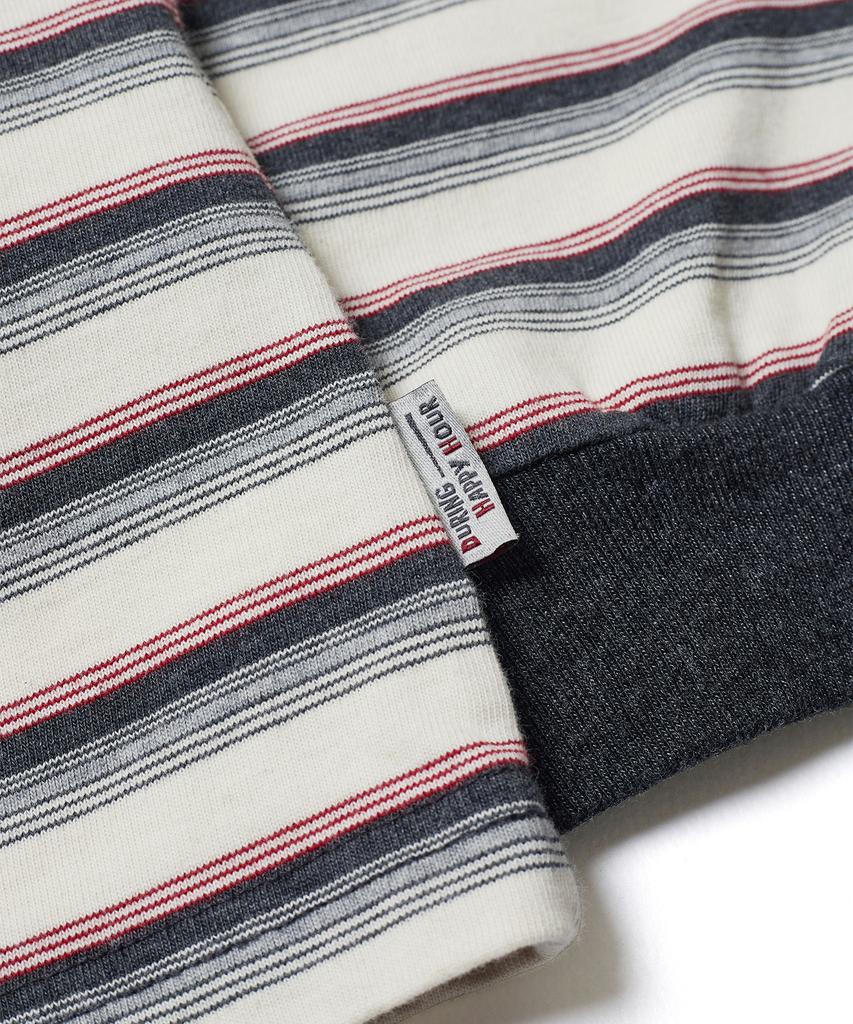 ESFAI Multi Stripe L/S T-Shirt (Charcoal)