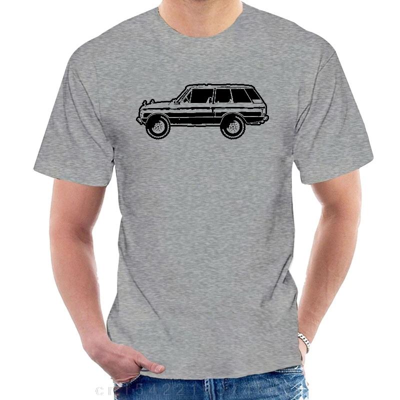 Мужская футболка Range Rover Classic 1970 - Разные цвета и размеры - Забавная футболка про британский автомобиль 2516R