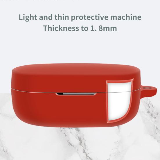 Earphone Cover Soft Anti-fall Silicone Bluetooth-compatible Headset Protective Case Latch Hooks