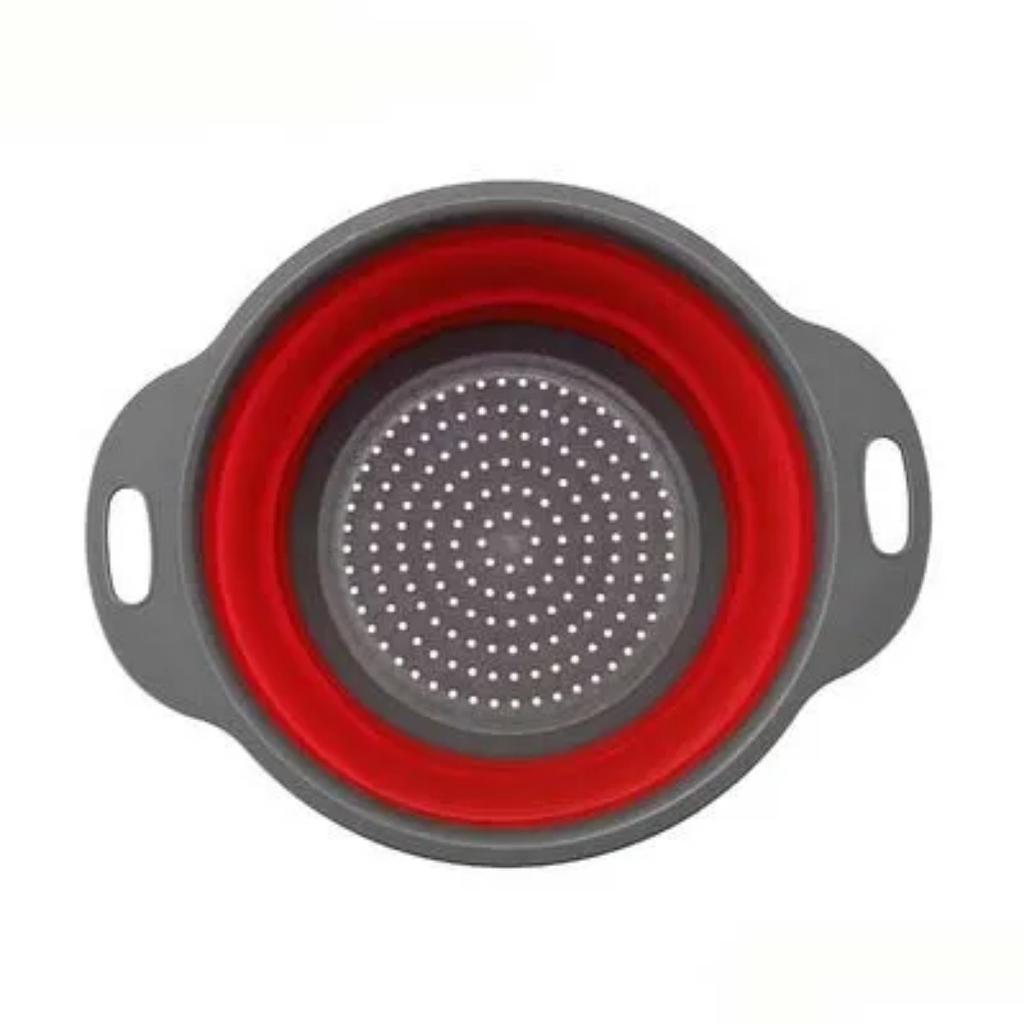 HOMZY Круглый Квадратный Складной Силиконовый Дуршлаг Корзина для Мытья Фруктов и Овощей Сито Складной Дренажер Ручка Кухонные Инструменты