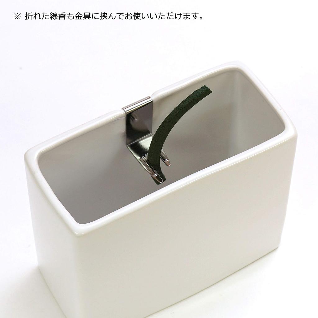 ZEROJAPAN Zero Japan держатель для благовоний круглый держатель для спирали от комаров противомоскитное копье белый WH Mino Ware сделано в Японии C-02