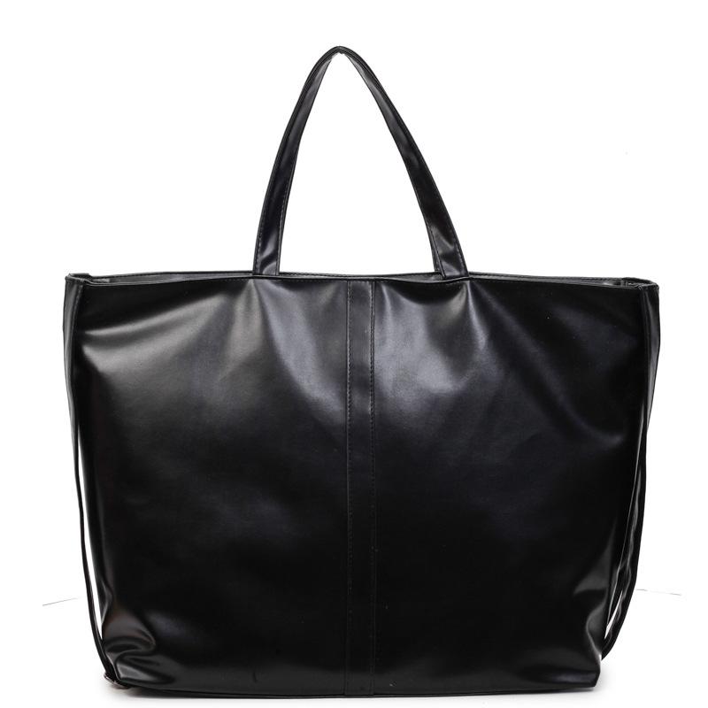 Вместительная сумка-тоут из ленивой текстуры, простая сумка под мышкой, модная сумка для поездок на работу, большая сумка на плечо, женская сумка