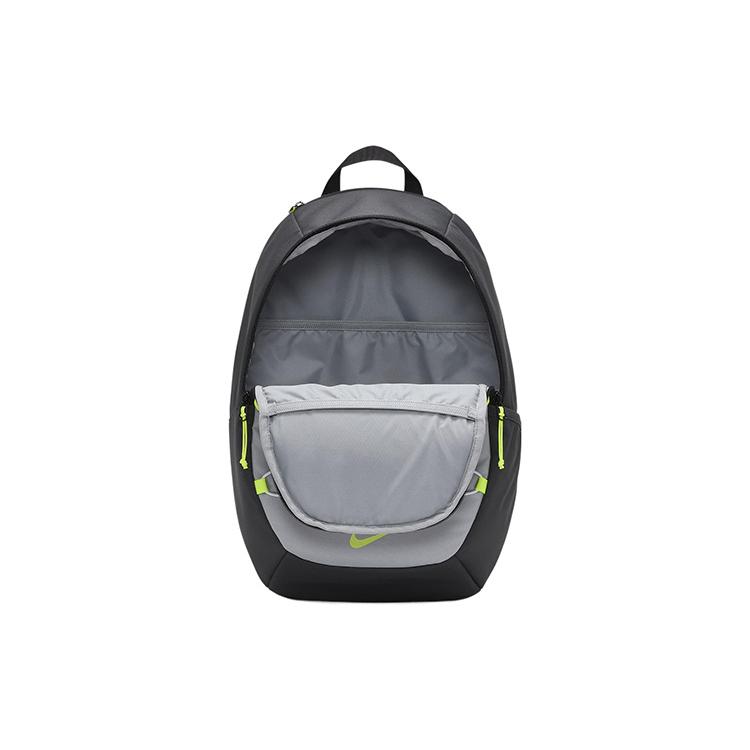 New Nike Fabric Backpack Regular Unisex Black Gray Green DV6246-060