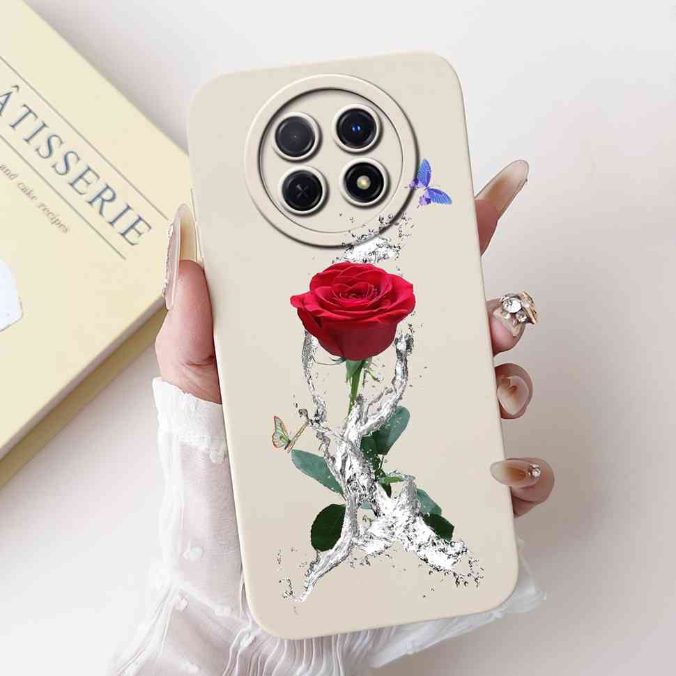 For Huawei nova Y91 Case STG-LX1 Cute Cartoon Rabbit Soft Silicone Cover For Huawei Enjoy 60X STG-AL00 6.95" Butterfly Shell