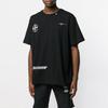 Off-White Футболка оверсайз Stencil Arrow Черные мужские топы OMAA038R191850151028