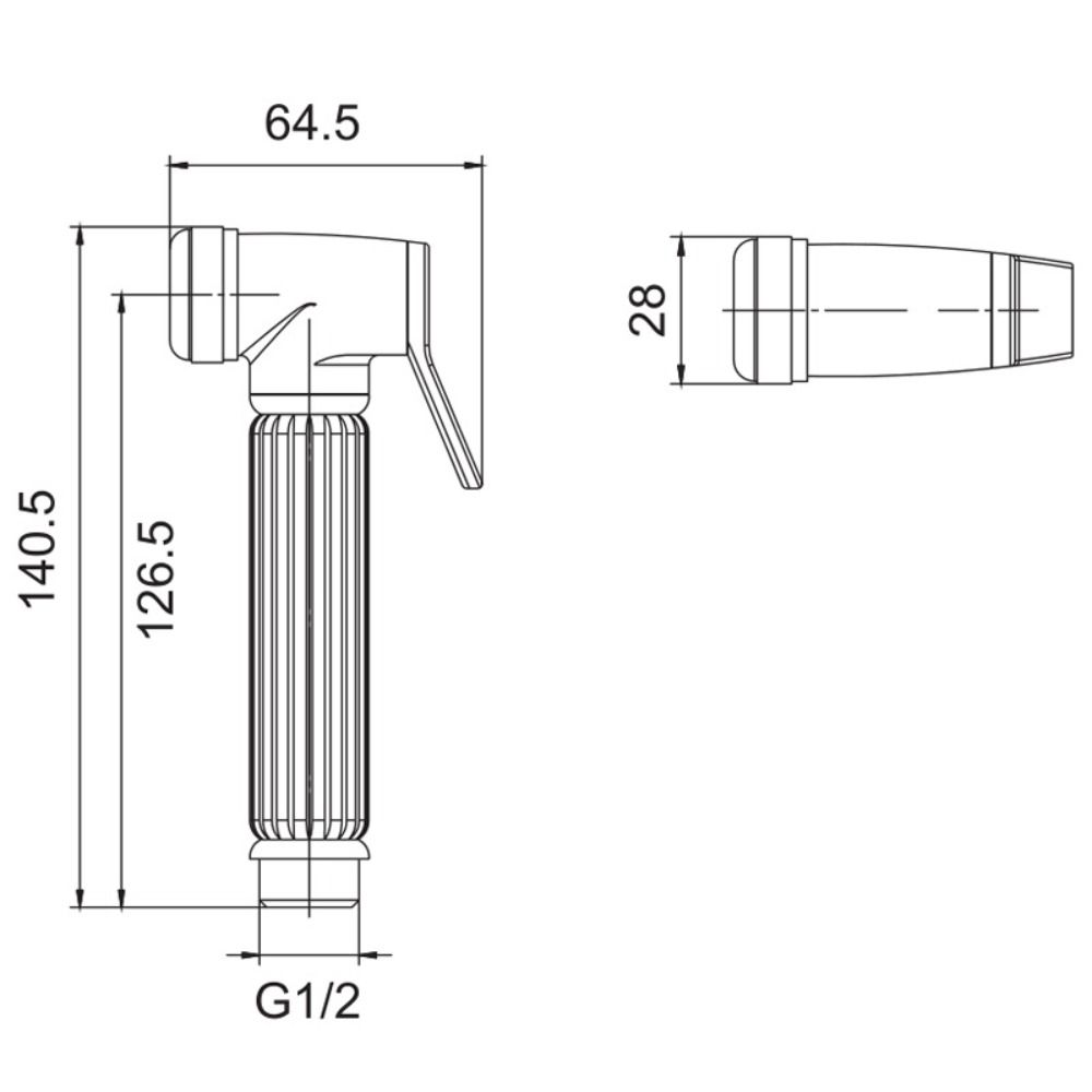 Латунный распылитель биде ручной очищающий распылитель лейка ванная