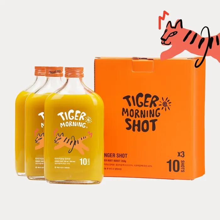 Miracle Morning_Tiger Morning Ginger Shot Rhythm Set (3 Bottles)
