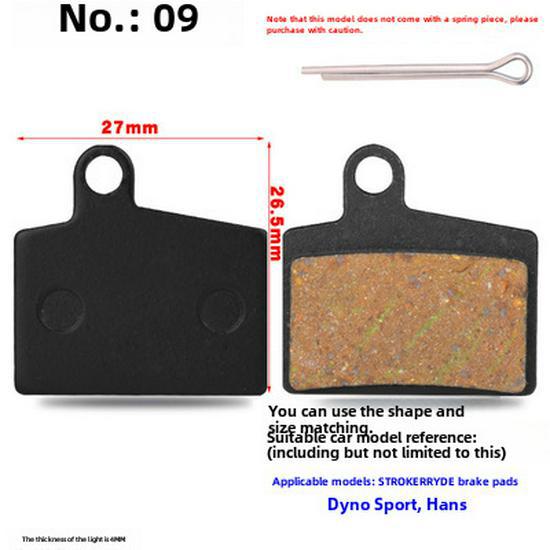 Дисковые тормозные колодки из полуметаллической смолы для горного велосипеда BB5 M355 M446 масляные дисковые тормоза