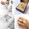 Элегантное кольцо из стерлингового серебра 925 пробы Стильный геометрический дизайн Идеально для женщин
