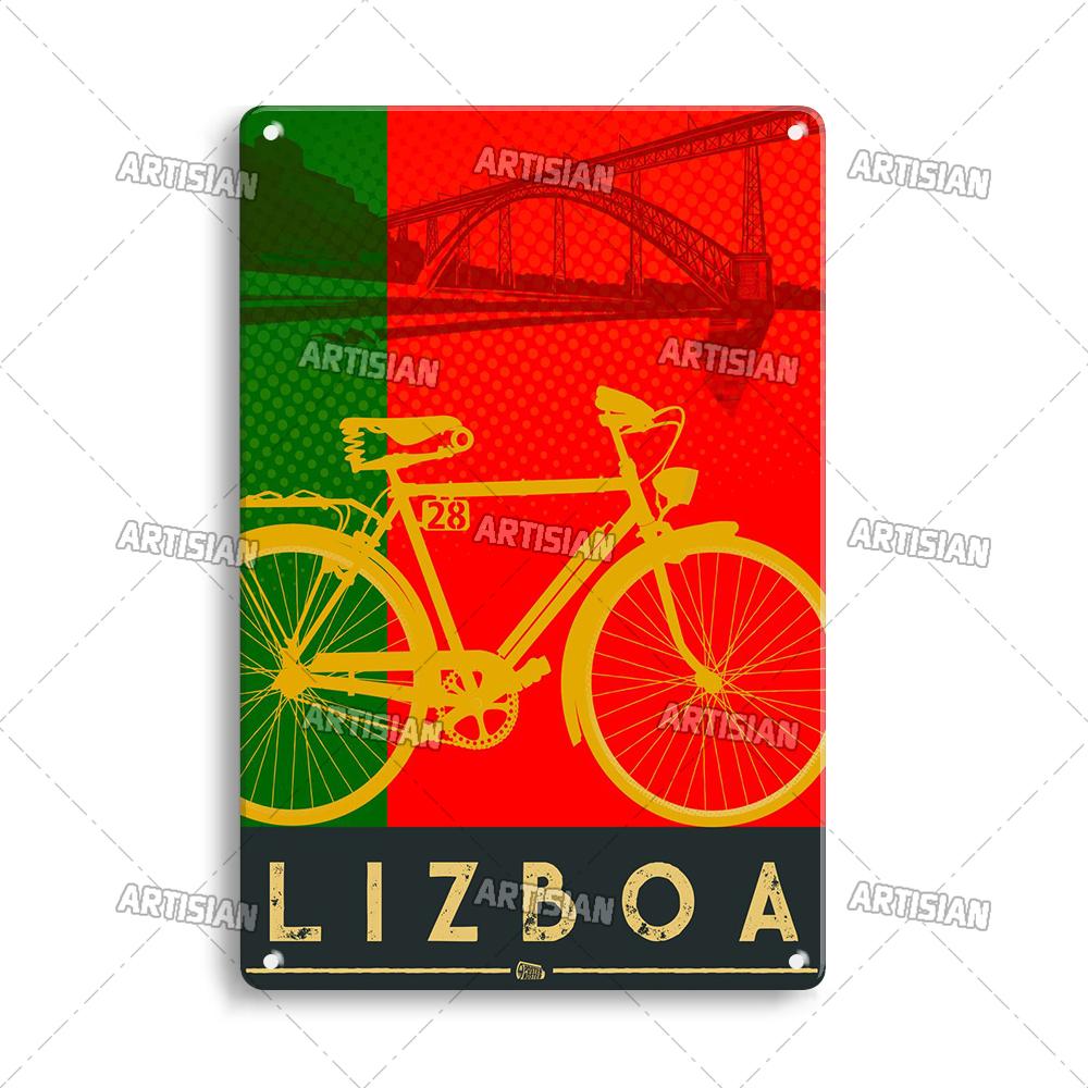 Артизанальный велосипедный металлический знак, велосипедный постер, декоративная тарелка для езды на велосипеде, настенный декор, гараж, бар, паб, клуб, отель, кафе, кухня