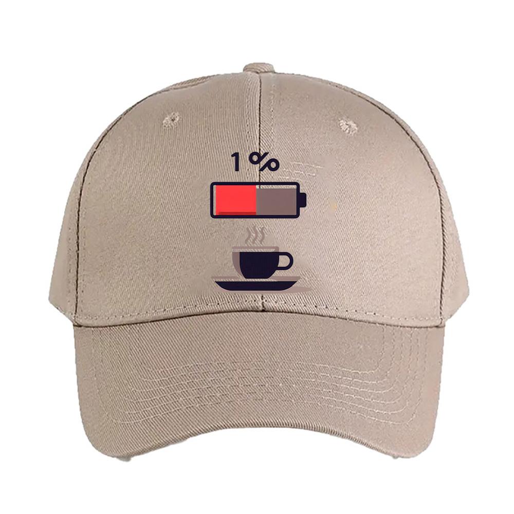 Кепка-бейсболка с надписью 'Battery at Powered by Coffee' для женщин и мужчин, взрослая, регулируемая, с изогнутым козырьком, походная, для рыбалки, кепка-тракер