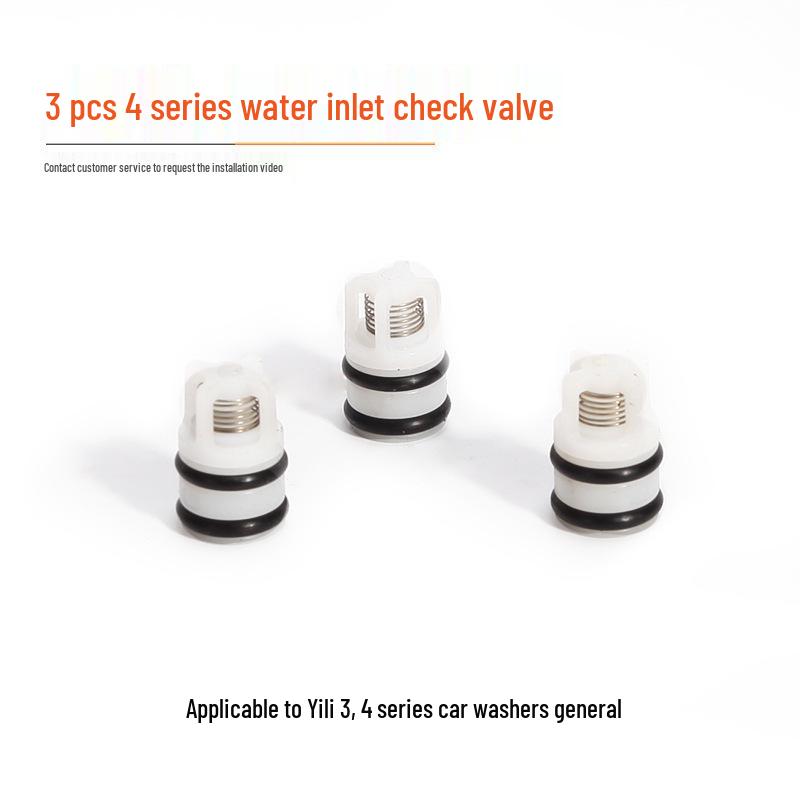 Аксессуары для автомойки Yili: Уплотнительное кольцо, Угольная щетка, Перепускной клапан, Микровыключатель, Обратный клапан.